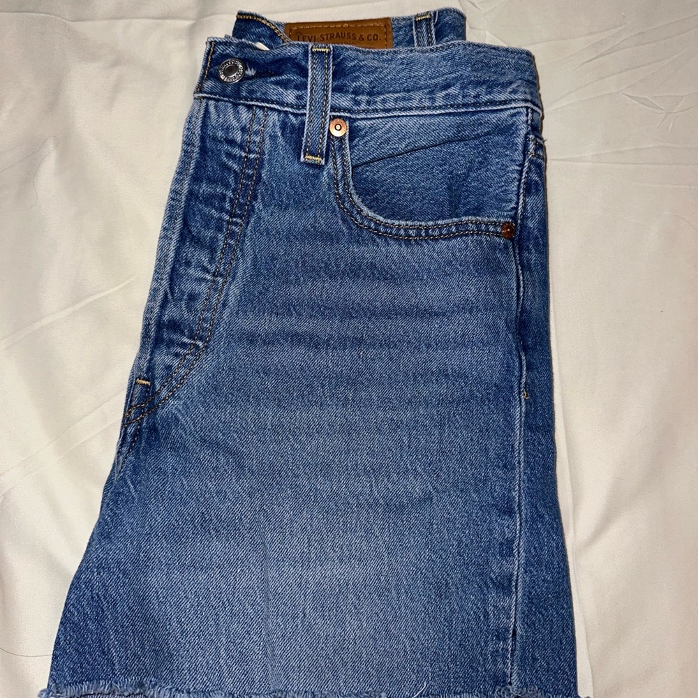 Levi's Blue Denim Shorts